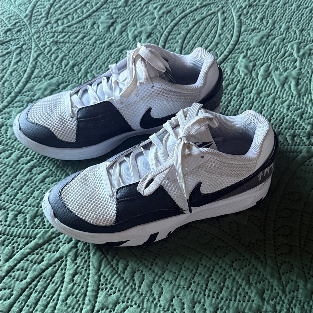 Ja Morante Nike Basketball Black and White Athletic Shoes
